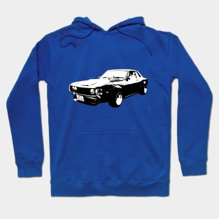 1976 Toyota Celica  B&W Hoodie